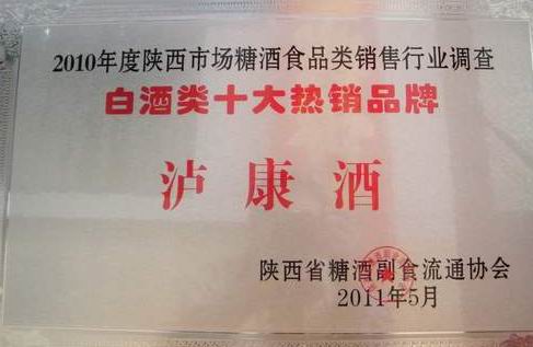 热销品牌证书